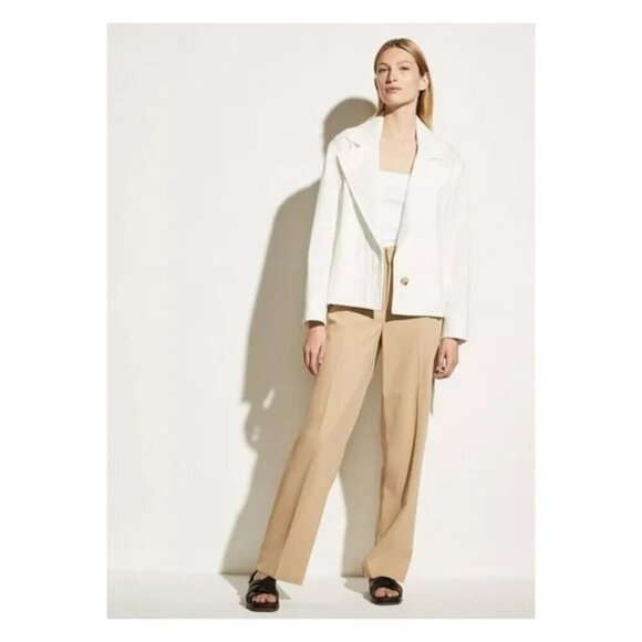 NEW Vince | Belted Cotton Blazer - Picture 1 of 10